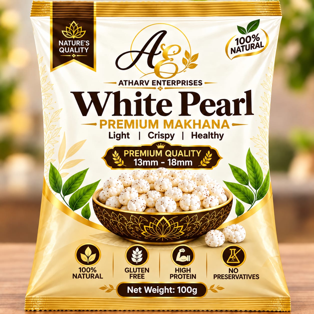 White Pearl Makhana 100g